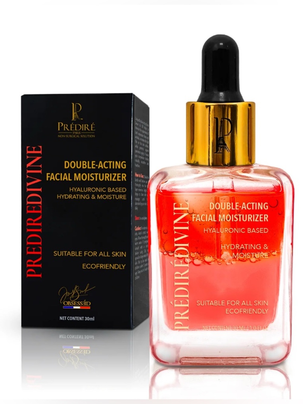 PRÉDIRÉ PARIS Double-Acting Facial Moisturizer Hyaluronic Based 30ml